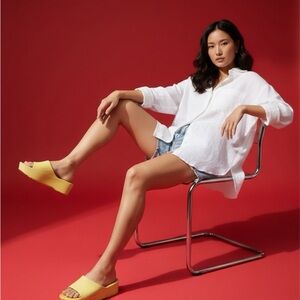 Lemon Jelly Sunny Platform Sandals